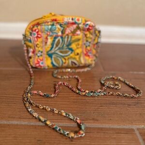 Vera Bradley Yellow Floral Crossbody Bag